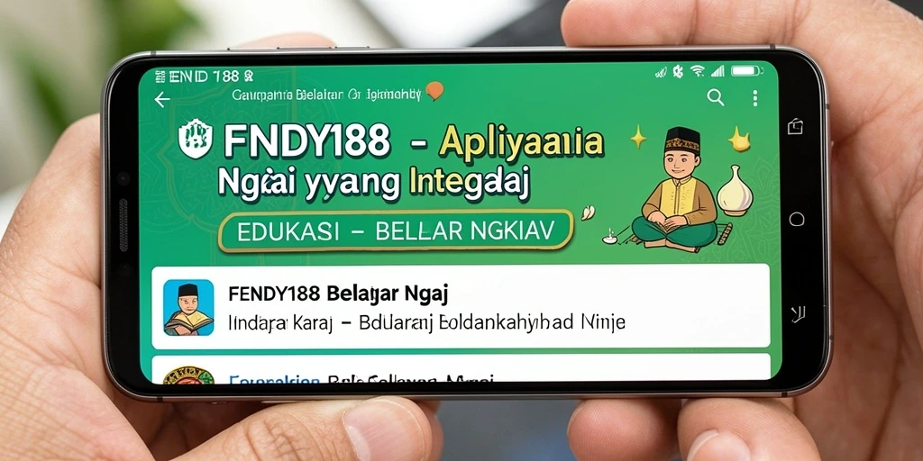 Tampilan antarmuka pengguna aplikasi FENDY188 yang intuitif dan menarik.